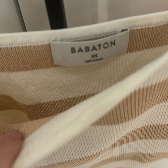 Babaton Sculpt Knit Square Neck Crop Top - Picture 3 of 6